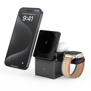 <span class=keywords><strong>Cargador</strong></span> inalámbrico plegable de cubo magnético 3 en 1 para <span class=keywords><strong>IPhone</strong></span> <span class=keywords><strong>Apple</strong></span> Smart <span class=keywords><strong>Watch</strong></span> <span class=keywords><strong>Airpods</strong></span> - Product Image 2