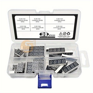 30 шт., комплект цифровой трубки 0,28 дюймов, 6 значений 2/<span class=keywords><strong>3</strong></span>/4 бит, анод с общим катодом, Красный светодиодный дисплей для <span class=keywords><strong>Arduino</strong></span> Electronics - Product Image 2