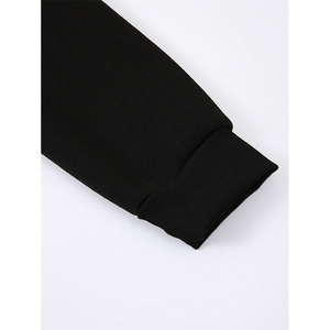 Felpe con cappuccio con stampa a sbuffo con logo personalizzato oversize da uomo - Product Image 2
