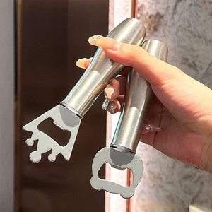 Stainless Steel Beer Bottle Opener Crown Shape Durable Multi Functional Household Beverage Opener - Product Image 2