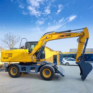 Escavadeira De Rodas De Balde Multifuncional <span class=keywords><strong>14ton</strong></span> 15ton 4WD SZL150 0.6m ³ Escavadeira De Rodas Hidráulica Venda Quente no Cazaquistão - Product Image 5
