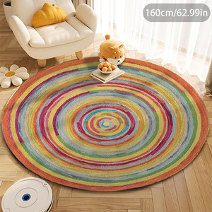 Super suave y esponjoso Shag Area alfombra de gran tamaño moderno Gran sala de estar alfombra de espuma de memoria de lana gruesa de PVC alfombras de vacaciones conjuntos de oración - Product Image 3