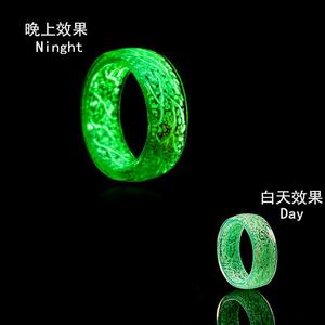 Anneaux lumineux lumineux en gros <span class=keywords><strong>pas</strong></span> <span class=keywords><strong>cher</strong></span> résine chaude mode à la mode bagues de fiançailles pour les femmes en acier inoxydable bague de fiançailles 10 pièces - Product Image 5