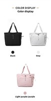 Sac à bandoulière pour badminton et tennis, sac de sport de grande capacité, séparation sec/humide, résistant à l'eau, fermeture éclair pour chaussures, polyester, loisirs