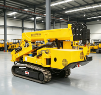 Grue araignée moderne avec commande hydraulique avancée pour un transport efficace de charges lourdes