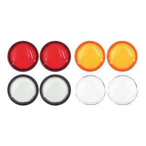 Cubierta de lente para luz de señal de giro de motocicleta, para Harley Sportster Touring, carcasa de lámpara indicadora delantera y trasera, color ahumado, rojo, ámbar, transparente - Product Image 3