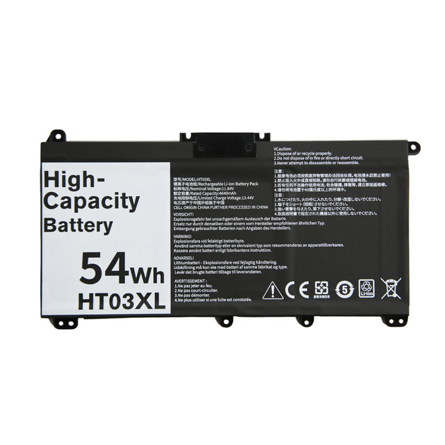 High Capacity 54Wh HT03XL Laptop Battery Replacement for HP Pavilion 240/245/250 G7/340/348 Notebook Battery