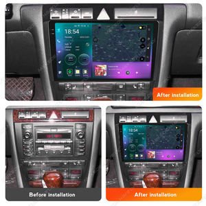 MEKEDE M6 <span class=keywords><strong>M7</strong></span> 7870 Voiture 2k QLED Écran 8 cœurs GPS Navigation 12 + 256G Android Car-play Auto WIFI FM BT5.0 pour <span class=keywords><strong>Audi</strong></span> A6 S6 1999-2004 - Product Image 2