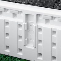Planteur de jardin moderne en plastique de vente chaude facile à assembler lit surélevé pour la plantation en plein air