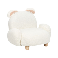 Meubles pour enfants Offre Spéciale Fauteuil pour enfants en tissu Teddy rembourré en forme de lapin Accent Canapé de loisirs