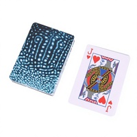 Jeu de cartes de poker mat personnalisé de haute qualité 57*87mm en papier couché écologique pour la famille, avec boîte de rangement durable imprimée