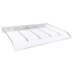 Auvent <span class=keywords><strong>en</strong></span> <span class=keywords><strong>polycarbonate</strong></span> renforcé transparent <span class=keywords><strong>pour</strong></span> porte, haute résistance, protection contre la pluie <span class=keywords><strong>pour</strong></span> maison, jardin, villa - Product Image 1