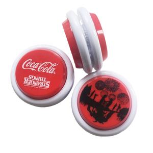 Yo-Yo de Juguete de Plástico PS Ecológico, Divertido, en Colores Rojo, Blanco y Negro, con Logotipo Personalizado, Marca <span class=keywords><strong>Bocho</strong></span>, Modelo B-FS005, para Promoción - Product Image 1