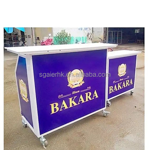 Mesa de Bar Plegable Multiusos Compatible con Carritos Portátiles para Eventos y Servicios de Catering - Product Image 6