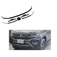 5 kits complets de garniture de calandre avant noir brillant avec éclairage LED pour Volkswagen VW Amarok 2023 2024 Accessoires