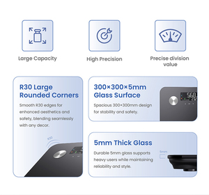 Siêu mỏng kỹ thuật số thông minh cho 180kg Công suất kính xây dựng cho nhiều người dùng cơ thể chất béo theo dõi khách sạn chăm sóc sức khỏe của công ty - Product Image 3