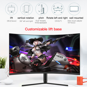 Cho màu hồng 27 inch Full HD 165Hz 300cd/m2 1500r va Màn hình 99% sRGB chơi game màn hình với nâng cơ sở - Product Image 3