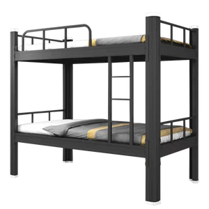 Lits superposés triples modernes en métal pour dortoirs, lits mezzanine pour adultes et enfants, fabriqués en Chine pour chambre à coucher, école, appartement, <span class=keywords><strong>atelier</strong></span> - Product Image 5