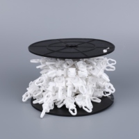 Rail de coureur d'usine S pli rail de rideau coureur ondulation pli accessoires de rideau en plastique coureurs de piste