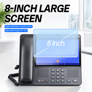 <span class=keywords><strong>Téléphone</strong></span> visuel intelligent DLNA ZT9600 avec écran tactile 8 pouces, appels vidéo et enregistrement, caméra <span class=keywords><strong>HD</strong></span>, <span class=keywords><strong>téléphone</strong></span> <span class=keywords><strong>fixe</strong></span> VoIP pour bureau et entreprise - Product Image 3
