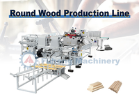 Machine de fabrication de manches de bêches, râteaux, pelles, balais et balai-éponge MC9050, machine de fraisage de tiges rondes, ligne de production de bâtons en bois