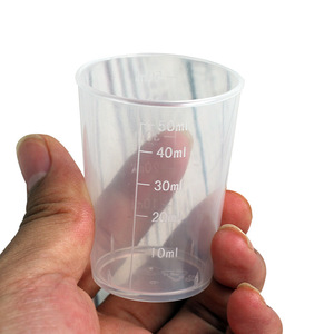 Plastic Measuring Cup 50ml Graduated For Laboratory Use PP Material - Product Image 4