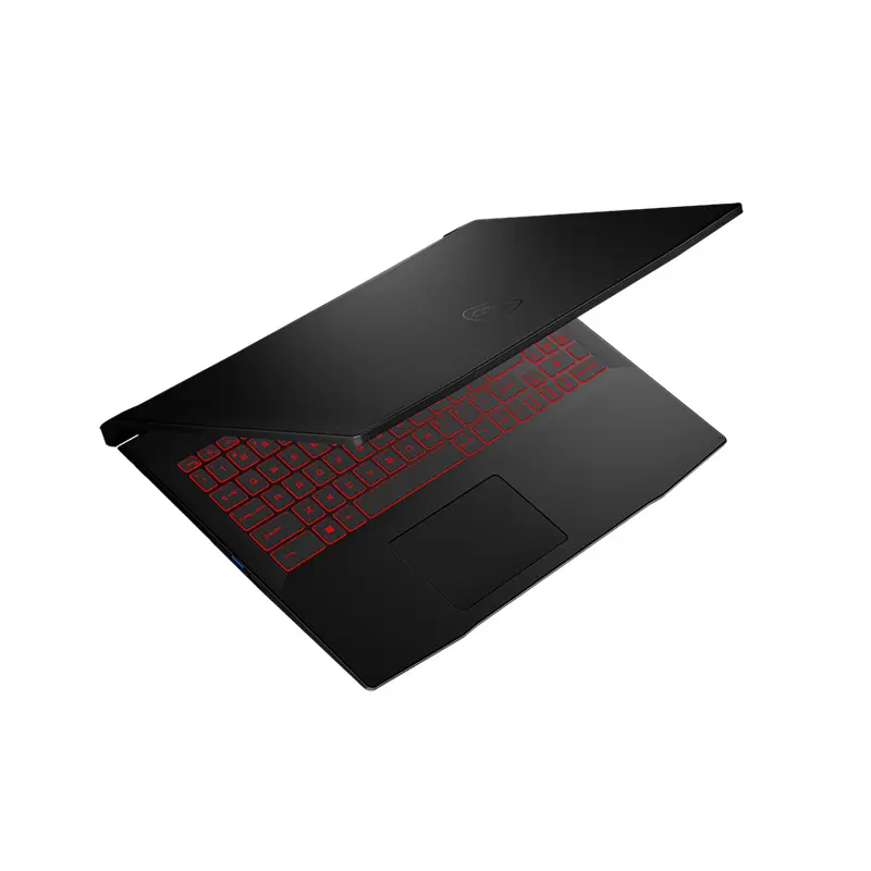 red laptop computer