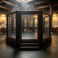Cage d'entraînement de combat MMA sur mesure, octogonale, pour arts martiaux en salle, pour club sportif