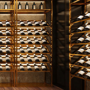 خزانة نبيذ فاخرة من الفولاذ المقاوم للصدأ لأثاث غرفة المعيشة بتصميم عصري - Product Image 4