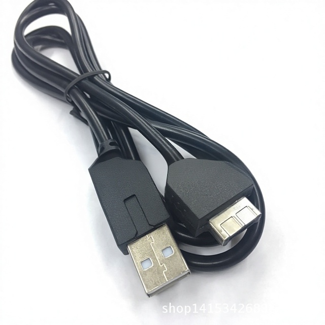 Factory Direct Supply PS Vita 1000 Charging/Data Line USB-A/PSV Connectors PVC Material 50 Pack JC-92 Model Spot Wholesale