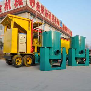 โรงงานแยกทองแบบเคลื่อนที่ 5-200 ตัน/ชม. พร้อมระบบปั๊ม มอเตอร์ ตะแกรง หมุน และอุปกรณ์ล้างและคัดกรอง สำหรับการทำเหมืองทอง - Product Image 1