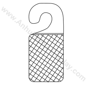 แท็บแขวนสินค้าแบบเปิดปลายรูปตัว J ทำจากพลาสติก สำหรับชั้นวางลวด Sidekick - Product Image 4