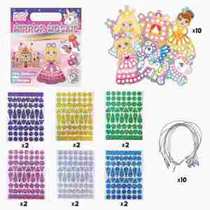 Autocollants amusants pour enfants sur le thème des princesses, des animaux, de Noël et d'Halloween, kits d'autocollants 3D à points DIY, cadeaux pour garçons et filles - Product Image 6