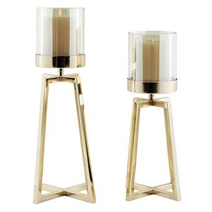 Antique Gold <b>Candle</b> <b>Stands</b> Modern Glass Votive Wedding Decor with Exclusive Design New Arrival Metal <b>Candle</b> Holder at Price - Product Image 2