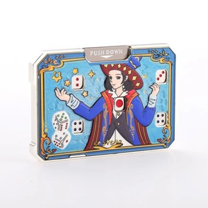 Toupie rotative en métal en forme de dés de <span class=keywords><strong>roulette</strong></span>, jouet anti-stress pour <span class=keywords><strong>bureau</strong></span>, EDC, jeu de fête - Product Image 3
