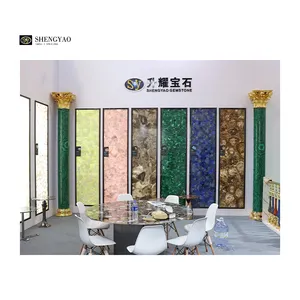 Natural Translucent Semi Precious Stone For Interiors/ Indoor/ Floor/wall Background/slabs/tiles/countertop/bar/Vanity