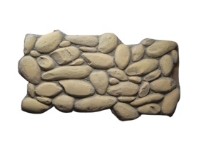 Pu Fortress Big Slab Crushed Limestone Like Cultural Exterior Wall Bricks for Outdoor Courtyard Landscaping <strong>Cobblestone</strong> - Product Image 3