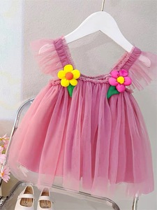 Nuevos <span class=keywords><strong>Vestidos</strong></span> De Verano Para Niñas 2025 Con Manga Corta En Varios Estilos De Princesa Enviados Al Azar Ropa Para Niños - Product Image 4
