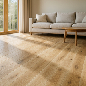 Piso de Madera de Nogal Americano Natural de Estilo Hickory con Nudos, Tablas Anchas, para Distribuidores, Constructores y Suministro Interior - Product Image 2