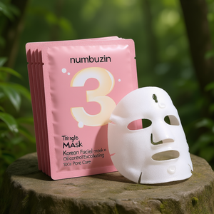 Mascarilla Facial Coreana Numbuzin No.3 Tingle Pore Softening Sheet Mask (10 Unidades) para Control de Grasa y Exfoliación de Poros - Product Image 3