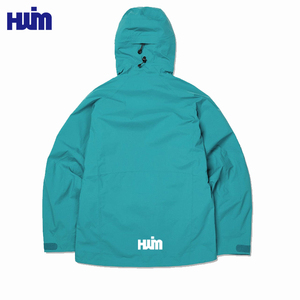 Vente en gros Veste isolée d'hiver en bleu menthe personnalisée Veste d'extérieur pour homme avec poche zippée Vestes décontractées de course à pied imperméables - Product Image 4