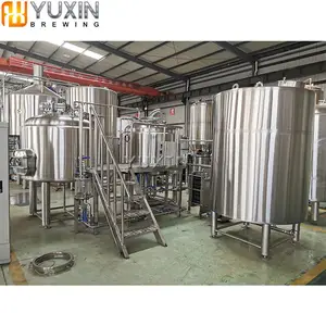 beer plant full production line 10BBL beer brew kettle machine