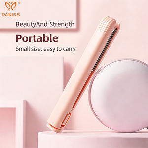 Pakiss Lisseur et boucleur de cheveux en céramique 2 en 1, mini fer à friser de voyage pour femmes, rechargeable par USB - Product Image 4