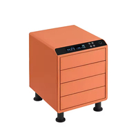 Coffre-fort intelligent pour armoire avec serrure numérique à empreinte digitale et mot de passe, triple tiroir, antivol, pour bijoux, pour usage domestique