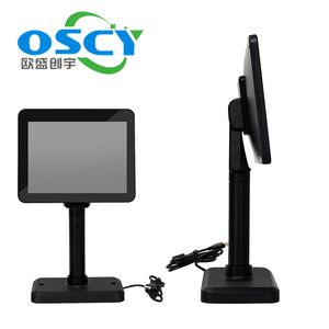 จอแสดงผลแบบติดตั้งบนเสาสำหรับลูกค้า Oscy Factory Price รุ่น PD-9700F ขนาด 9.7 นิ้ว ความละเอียด 1024x768 หน้าจอ IPS VFD POS พร้อมพอร์ต USB/VGA และหน้าจอสัมผัสแบบ Capacitive - Product Image 1