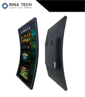 Commercio all'ingrosso della fabbrica di alta qualità LCD schermo curvo personalizzato multi-funzionale schermo curvo schermi di visualizzazione