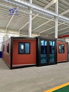 Maison en conteneur extensible rapide à faible coût pour 1 à 2 chambres | Maison modulaire préfabriquée pour hôtels avec matériau en acier et 1 salle de bain - Product Image 6