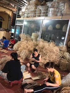 Artisanat vietnamien bambou pendentif abat-jour rotin décor à la maison pour la décoration de la chambre - Product Image 5