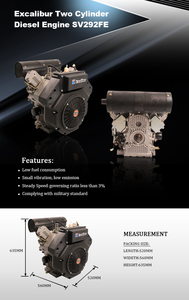 Excalibur Petite Vibration Faible Émission 997 Cc Déplacement Double Cylindre <span class=keywords><strong>Moteur</strong></span> 22 25 Hp Diesel <span class=keywords><strong>Moteur</strong></span> avec Démarreur pour <span class=keywords><strong>Bateau</strong></span> - Product Image 3