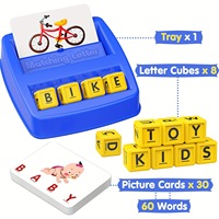 Jeu de lettres assorties, orthographe et lecture de l'alphabet, jouet éducatif d'apprentissage précoce pour les enfants d'âge préscolaire et de la maternelle